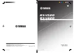 Предварительный просмотр 1 страницы Yamaha RX-V520 Owner'S Manual