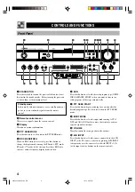 Preview for 6 page of Yamaha RX-V520RDS Owner'S Manual