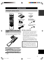 Preview for 5 page of Yamaha RX-V530RDS Owner'S Manual