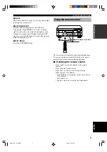 Preview for 9 page of Yamaha RX-V530RDS Owner'S Manual