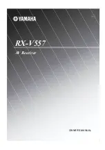 Yamaha RX-V557 Owner'S Manual предпросмотр