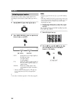 Preview for 36 page of Yamaha RX-V557 Owner'S Manual