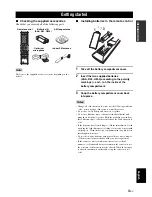 Preview for 7 page of Yamaha RX-V561 Owner'S Manual