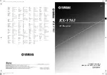 Yamaha RX-V563 - AV Receiver Owner'S Manual preview