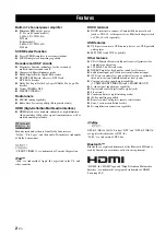 Предварительный просмотр 4 страницы Yamaha RX-V563 - AV Receiver Owner'S Manual