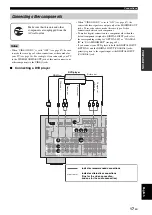 Предварительный просмотр 19 страницы Yamaha RX-V563 - AV Receiver Owner'S Manual