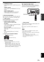 Предварительный просмотр 27 страницы Yamaha RX-V563 - AV Receiver Owner'S Manual