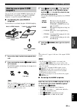 Предварительный просмотр 35 страницы Yamaha RX-V563 - AV Receiver Owner'S Manual