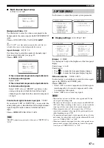 Предварительный просмотр 69 страницы Yamaha RX-V563 - AV Receiver Owner'S Manual