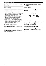 Предварительный просмотр 78 страницы Yamaha RX-V563 - AV Receiver Owner'S Manual