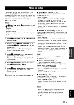 Предварительный просмотр 79 страницы Yamaha RX-V563 - AV Receiver Owner'S Manual