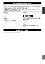 Preview for 199 page of Yamaha RX-V565BL Owner'S Manual