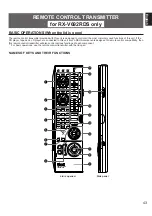 Preview for 43 page of Yamaha RX-V592RDS Owner'S Manual