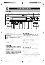 Preview for 8 page of Yamaha RX-V596 Owner'S Manual