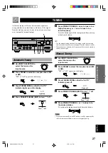 Preview for 31 page of Yamaha RX-V596 Owner'S Manual