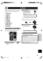 Preview for 39 page of Yamaha RX-V596 Owner'S Manual