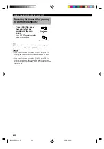 Preview for 28 page of Yamaha RX-V596RDS Owner'S Manual