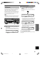 Preview for 35 page of Yamaha RX-V596RDS Owner'S Manual