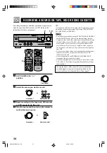 Preview for 36 page of Yamaha RX-V596RDS Owner'S Manual