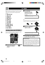 Preview for 40 page of Yamaha RX-V596RDS Owner'S Manual