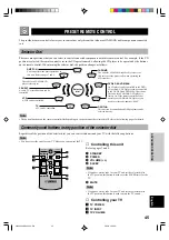 Preview for 47 page of Yamaha RX-V596RDS Owner'S Manual