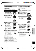 Preview for 53 page of Yamaha RX-V596RDS Owner'S Manual