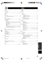 Preview for 61 page of Yamaha RX-V596RDS Owner'S Manual