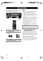 Preview for 38 page of Yamaha RX-V620 Owner'S Manual