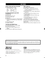 Preview for 4 page of Yamaha RX-V620RDS Owner'S Manual