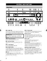 Preview for 6 page of Yamaha RX-V620RDS Owner'S Manual