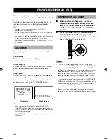 Preview for 22 page of Yamaha RX-V620RDS Owner'S Manual