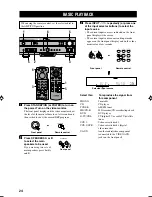 Preview for 26 page of Yamaha RX-V620RDS Owner'S Manual