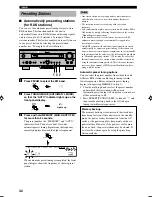 Preview for 34 page of Yamaha RX-V620RDS Owner'S Manual