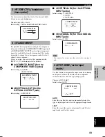 Preview for 45 page of Yamaha RX-V620RDS Owner'S Manual