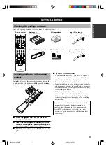 Предварительный просмотр 7 страницы Yamaha RX-V630 Owner'S Manual