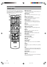 Предварительный просмотр 10 страницы Yamaha RX-V630 Owner'S Manual