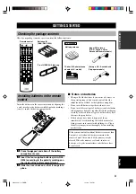 Preview for 5 page of Yamaha RX-V630RDS, DSP-AX630SE Owner'S Manual