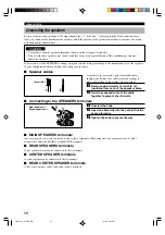 Preview for 12 page of Yamaha RX-V630RDS, DSP-AX630SE Owner'S Manual