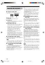 Preview for 16 page of Yamaha RX-V630RDS, DSP-AX630SE Owner'S Manual