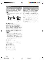 Preview for 20 page of Yamaha RX-V630RDS, DSP-AX630SE Owner'S Manual