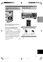 Preview for 21 page of Yamaha RX-V630RDS, DSP-AX630SE Owner'S Manual