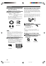 Preview for 26 page of Yamaha RX-V630RDS, DSP-AX630SE Owner'S Manual