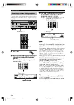 Preview for 28 page of Yamaha RX-V630RDS, DSP-AX630SE Owner'S Manual