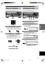 Preview for 39 page of Yamaha RX-V630RDS, DSP-AX630SE Owner'S Manual