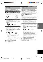 Preview for 41 page of Yamaha RX-V630RDS, DSP-AX630SE Owner'S Manual