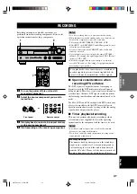 Preview for 43 page of Yamaha RX-V630RDS, DSP-AX630SE Owner'S Manual