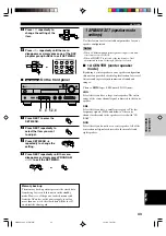 Preview for 45 page of Yamaha RX-V630RDS, DSP-AX630SE Owner'S Manual