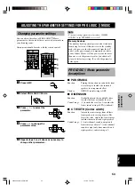 Preview for 55 page of Yamaha RX-V630RDS, DSP-AX630SE Owner'S Manual