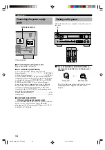 Preview for 22 page of Yamaha RX-V640 Owner'S Manual