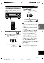 Preview for 29 page of Yamaha RX-V640 Owner'S Manual